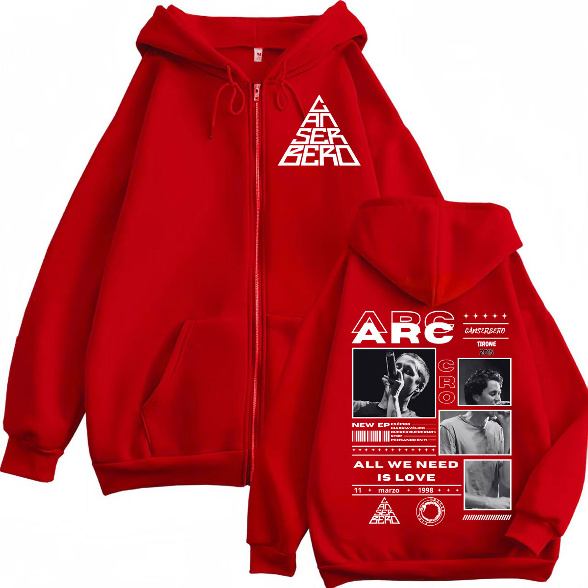 Canserbero كل ما نحتاجه هو الح - مراجعة Mens Fashion Zip Up Hoodies وسعره