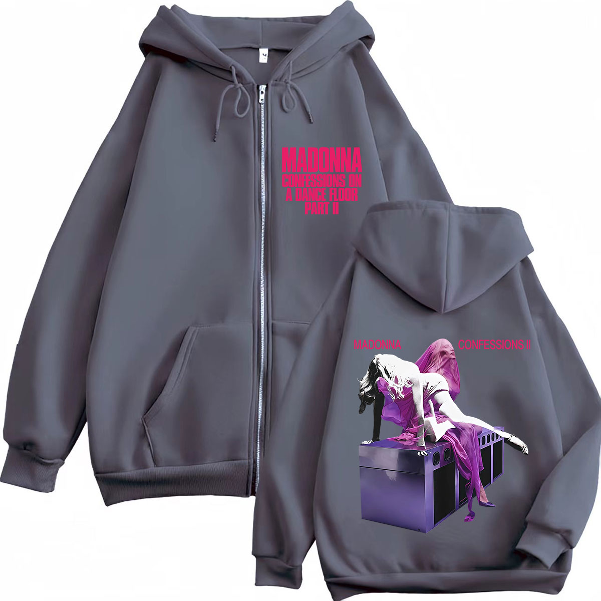 هودي بسحاب مطبوع بتصميم ألبوم  - مراجعة Mens Fashion Zip Up Hoodies وسعره