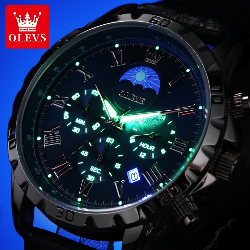 OLEVS 2950 ساعة رجالية موضة مق - مراجعة Men'S Fashion Zone وسعره