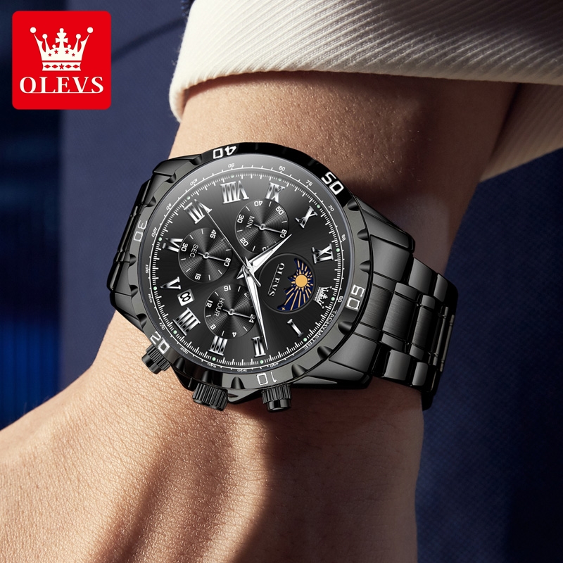 OLEVS 2950 ساعة رجالية موضة مق - مراجعة Men'S Fashion Zone وسعره